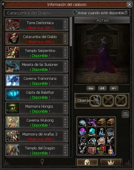 Azrael, jefe de la Catacumba del Diablo